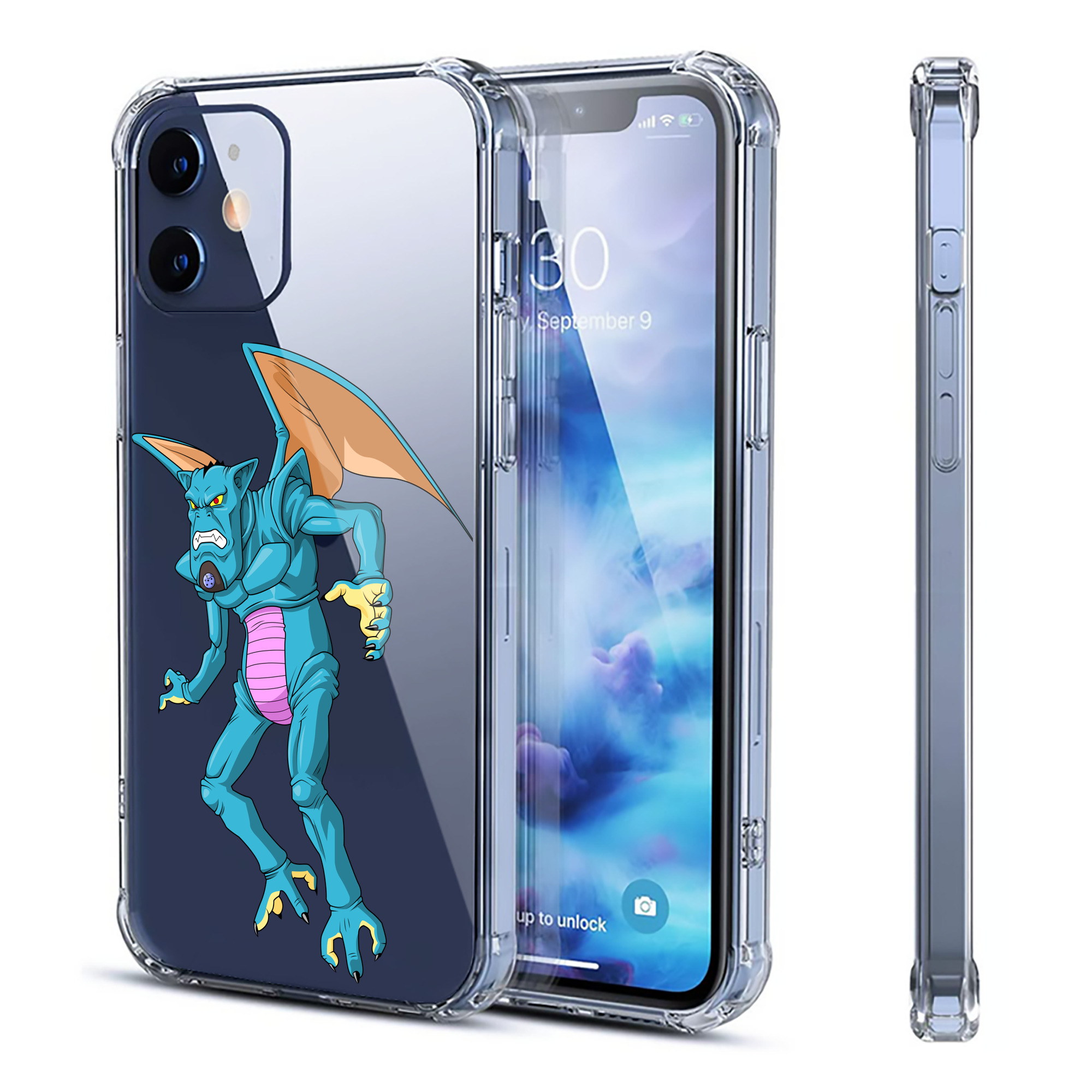 （画像用） ドラゴンボール DRAGON BALL 【iPhone 12シリーズ対応】透明スマホケース（クリアソフトケース）